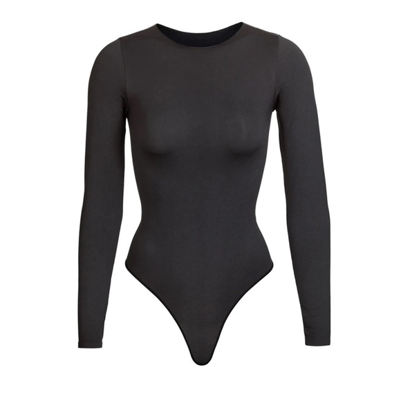 COPY - ESSENTIAL CREW NECK LONG SLEEVE BODYSUIT - Picture 1 of 2